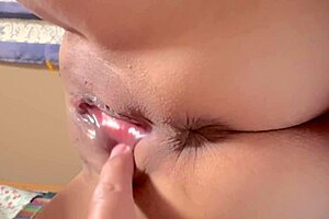 Amateur shaved pussy inspected 297 days post-virginity!