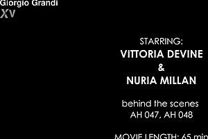 you wont believe whats behind the scenes with nuria millan vittoria devine pissing action everywhere