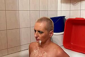 milf sandra takes intense facefuck deepthroat session part 2