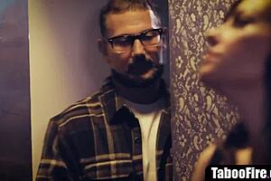 Stalker intimidates MILF and rams her pussy rough hardcore