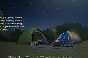 mom camps with me while friend rails her hard