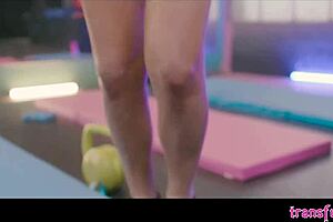 i love watching big tits blonde kenzie taylor fucked by shemale coach kayleigh coxx