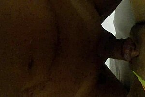 hot latina milf strokes my monster cock sensually in hotel lingerie