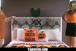 i can't resist cory chase's halloween anal threesome with melanie hicks