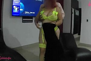 hotwife latina gets pounded hard by bull as hubby watches creampie