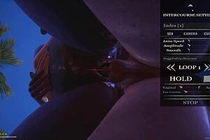 Curvy black milf Indra fucks Jason's big white dick on beach loving that shaved pussy