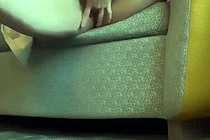 MILF Fingers Her Dripping Pussy In Steamy Solo Session