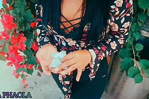 Offering cash to sexy big ass Latinas on street for wild homemade fucking