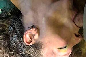 Sucking Cock Deep While Vibrator Makes Her Orgasm Hard!