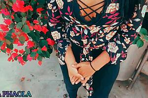 Offering cash to sexy big ass Latinas on street for wild homemade fucking