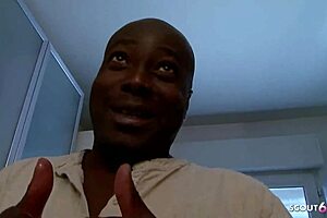 sexy wife seduces black monster cock for street interracial anal