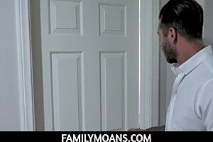 why does skinny teen beg stepdad to creampie her to orgasm?