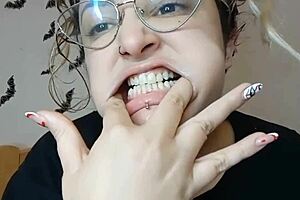 New latina fetish queen hairy chubby tits humiliated by daddy backstage