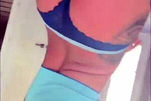 felicity feline flashes tits outdoors in slutty public compilation fun