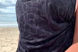 Stranger milf's public anal blooper fails big ass test 😂🍑