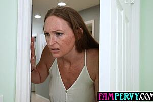 Brandi Johnson begs stepson fuck her pussy