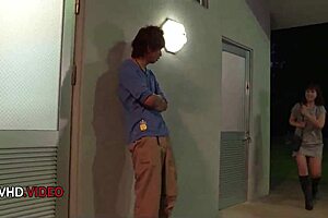 kneel for riho mikami's stockings blowjob... praise this naughty asian milf craving cum!