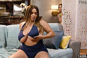 Red Lesbian Milf Siri Dahl Devours BBW Ebony Roommate's Dripping Pussy