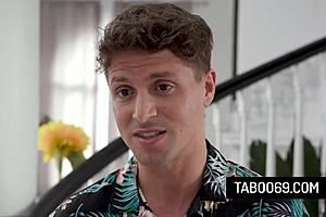 Step-family barbecue erupts into lexi lore's anal threesome frenzy