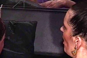 Brunette milf in stockings gets ass fingered & pussy pounded 😈🍑💦