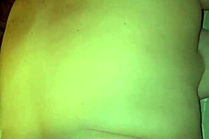 thick woman is getting pregnant with her big ass on display