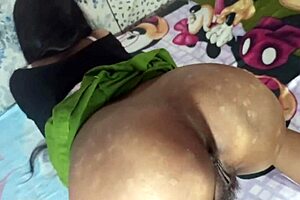 Desi Indian stepmom big ass natural tits fucked doggystyle dirty Hindi talk?