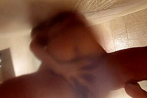 my husband's friend spies my shower body