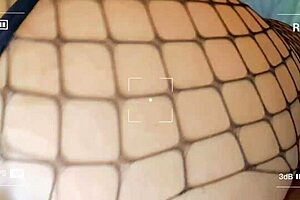 horny american big ass brunette rides cock for creampie