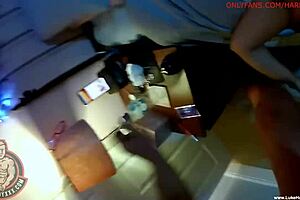 luke hardy rams his cock up milfy eva's tight shaved asshole