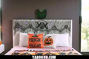 i can't resist cory chase's halloween anal threesome with melanie hicks