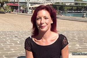 hey redhead milf in lingerie wanna get fucked hard on holiday hotel vacation?