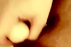 cumming hard in the shower again with my big dildo bouncing off my titties