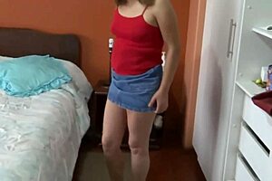 i masturbate with friend's stepson, big cumshot on ass