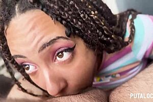 a horny latina ebony beauty luna black milks torbe dry after steamy putalocura interview