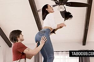 Nympho Stepmom Sofie Marie Pounds Virgin Stepson Hardcore Doggystyle Blowjob