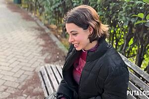 torbe catches huge tits latina lulita star and she swallows all cum putalocura