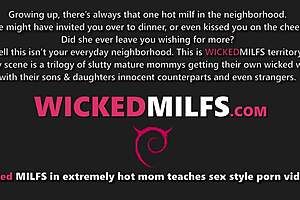 naughty stepmommy steals stepdaughter's guy for hardcore threesome ride