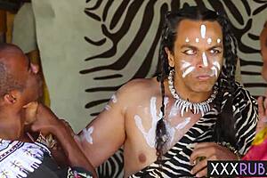 Black studs ravage skyler nicole and chanell heart in wild 4some!