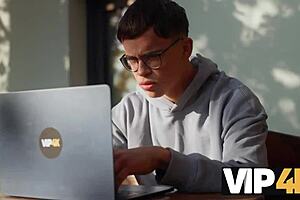 vip4k. big tits mature blonde cougar cruises for young boy in hardcore shaved pussy action