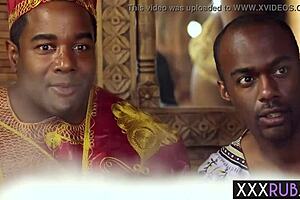 Black studs ravage skyler nicole and chanell heart in wild 4some!