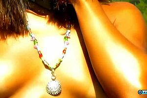 Brunette Milf's Small Tits Bounce Hard In Outdoor Anal Orgasm Doggystyle