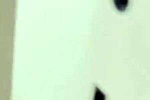 stepmom slurping stepsons cock in public restroom... you spying?