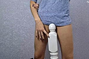 stepsis finally rides my cock deep in her tight petite pussy on bedpost fetish huh?