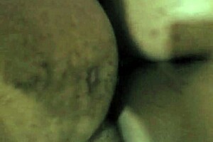 short ebony babe moans in tight pussy doggy pounding