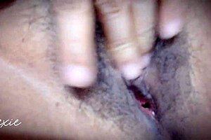 Horny Pinay Slut with Big Natural Tits Fingers Puffy Nipples and Curvy Beaver Close-Up