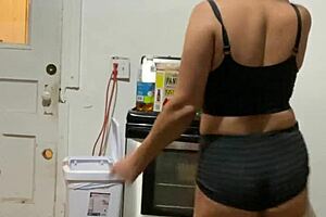 Dominican Anna Maria teases with sexy mature curves part 3?