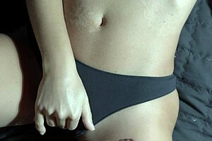 he blasts cum on my wet panties as i finger to orgasm