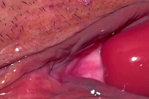 Amateur's Shaved Pussy 343 Days Post-Virginity Loss Up Close