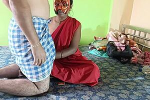 indian tantrik mata horny begs stepson for hardcore creampie pussy fuck with loud moans