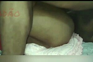 exploding deep in that black ass—pure interracial creampie bliss?